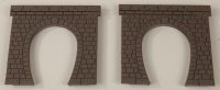 Heki 3124 Tunnelportale eingleisig H0, 2 Stück