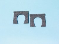 Heki 3124 Tunnelportale eingleisig H0, 2 Stück