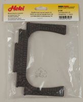 Heki 3126 Tunnelportale zweigleisig H0, 2 Stück