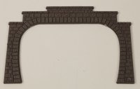 Heki 3126 Tunnelportale zweigleisig H0, 2 Stück