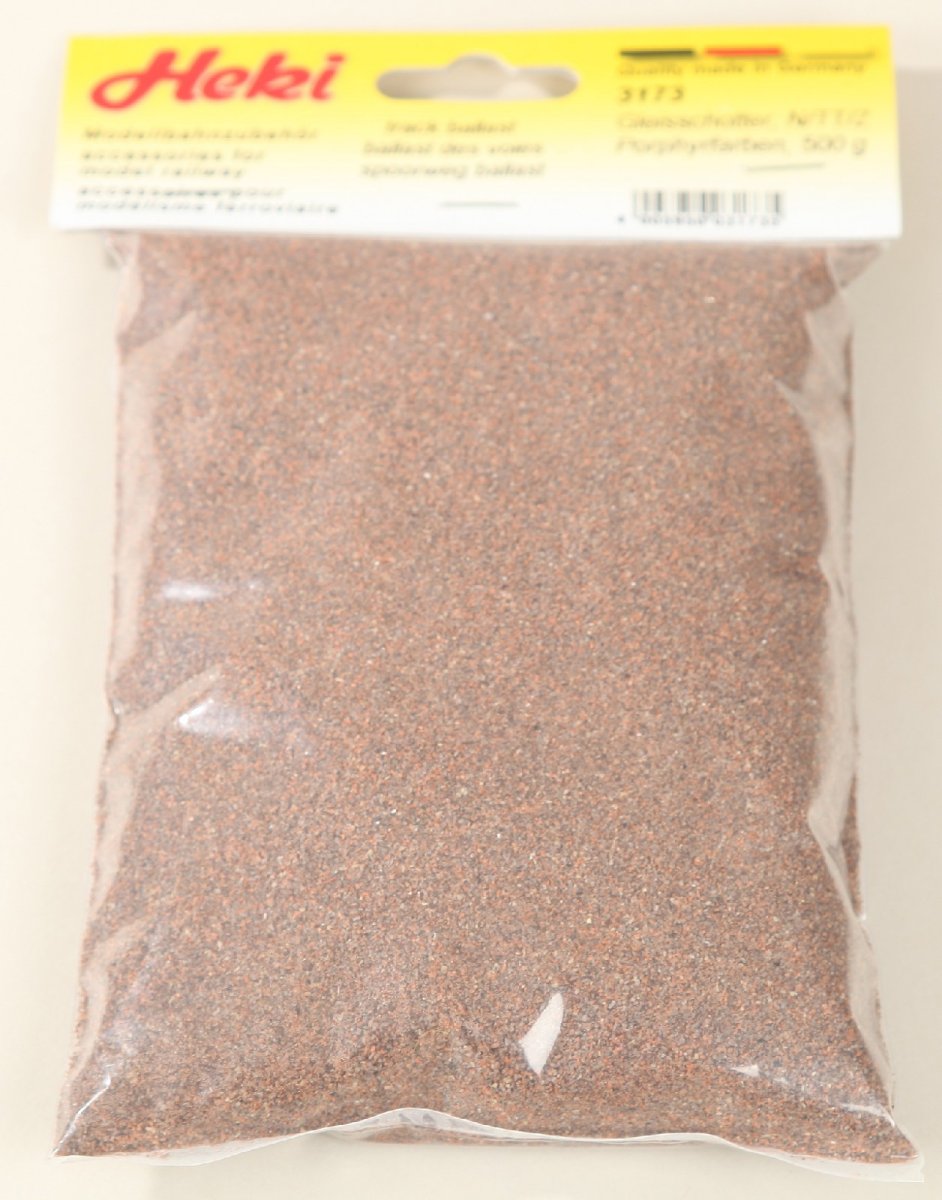 Heki 3173 Naturgleisschotter Porphyr TT/N/Z 500 g, 7,30
