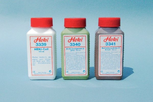 Heki 3341 Beflockungsleim braun, 200 ml