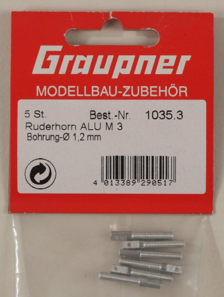 Graupner  1035.3 Ruderhorn M3 5 St.