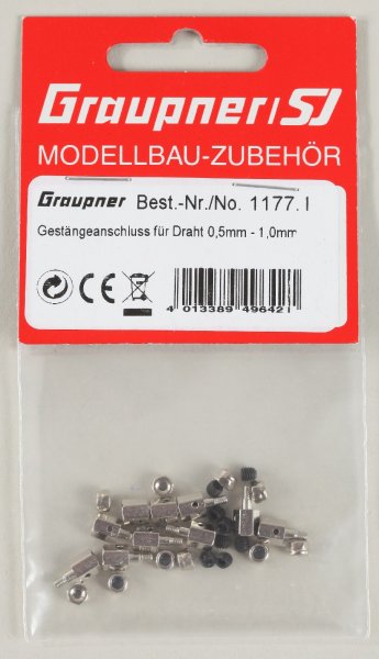 Graupner  1177.1 Gestängeanschluss für Draht, 0,5 - 1 mm