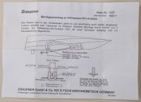 Graupner  1427.1 Kühlwasser Ein-Auslass 10 mm