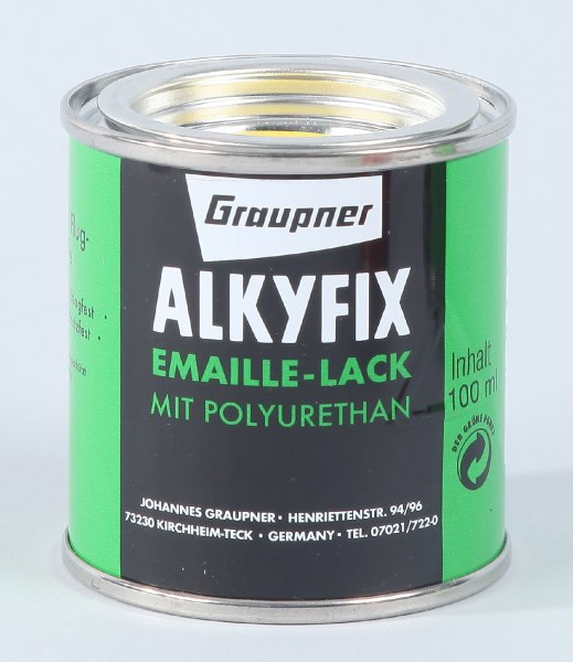 Graupner  1470.4 Alkyfix-Emaillel. gelb 100ml