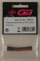 Graupner  3069.4 Adapterkabel Micro 47G (XH)...