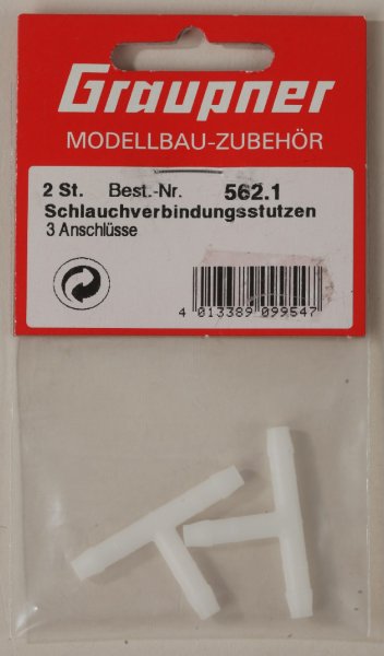 Graupner  562.1 Schlauchverbinder 4mm T-Stück