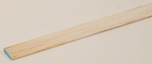 Graupner  666.3X12 Balsa-Endleisten, blau 3x12x1000 mm