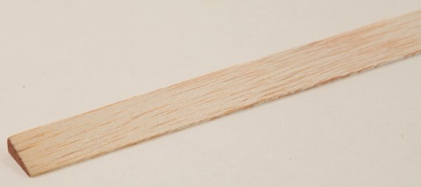 Graupner  667.5X15 Balsa-Endleisten, braun 5x15x1000 mm