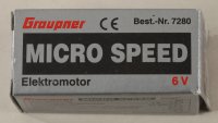 MICRO SPEED 6 V (1,5 bis 7,2 V 0,5 A