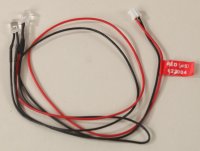 Graupner  98028.5 LED rot 5mm, 2 Stückmit Anschlusskabel