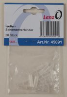 Lenz 45091 Isolierschienenverbinder 20 Stück