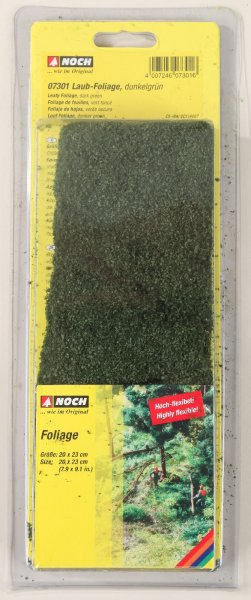 NOCH 07301 Laub-Foliage dunkelgrün, 20 x 23 cm