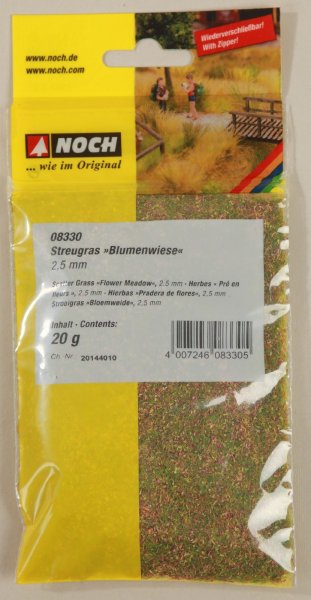NOCH 08330 Streugras “Blumenwiese” 2,5 mm, 20 g