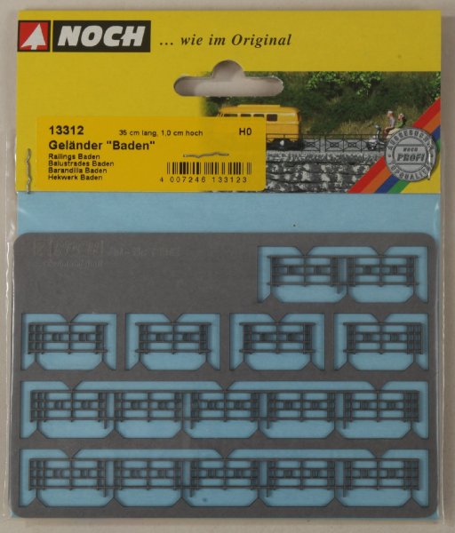 NOCH 13312 Geländer Baden Laser-Cut