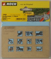 NOCH 13330 Zunftschilder, 11 Stück Laser