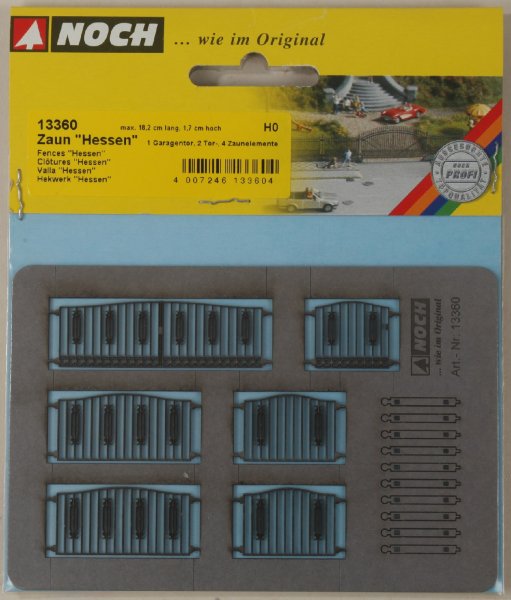 NOCH 13360 Zaun Hessen Laser-Cut