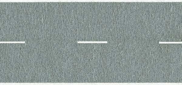 NOCH 60500 Landstraße grau, 100 x 4,8 cm (aufgeteilt in 2 Rollen)