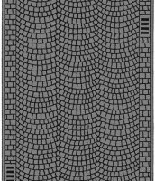 NOCH 60722 Kopfsteinpflaster 100 x 6,6 cm