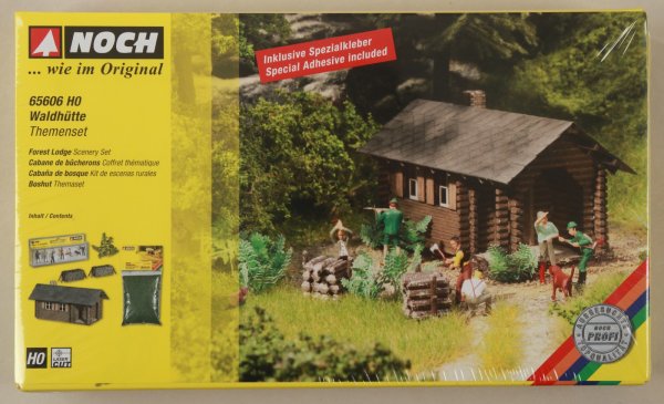 NOCH 65606 Themen-Set Waldhütte