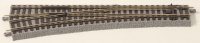 Weiche links mit Bettung L 239,07 mm, R9=908,97 mm, 15°