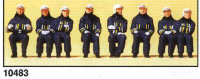 Preiser 10483 Feuerwehrmänner in moderner E  1/87