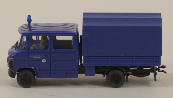 Preiser 37007 I-Truppwagen. THW. MB L 407 D  1/87