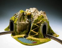 NOCH 05170 Ecktunnel  1-gleisig, gebogen, 41 x 37 cm