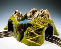 NOCH 05180 Ecktunnel  2-gleisig, gebogen, 43 x 41 cm