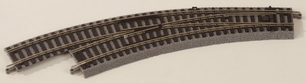 PIKO 55422 Bogenweiche mit Bettung, links BWL