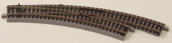 PIKO 55423 Bogenweiche mit Bettung, rechts BWR