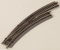 Bogenweiche rechts mit Bettung R2=421,88 mm