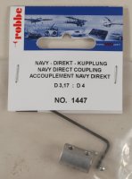 Robbe ROB1447 Navy-Direkt-Kupplung 3,17/4mm Ø11 X 17mm