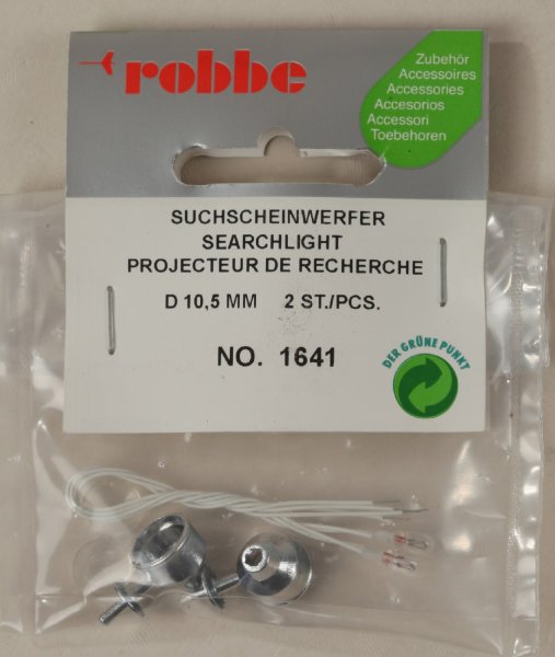 Robbe ROB1641 Suchscheinwerfer 10,5 mm 6V (VE2)