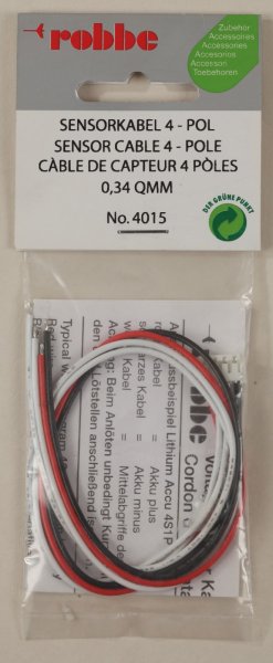 Robbe 4015 Voltage Sensorkabel 4-polig 0,34qmm