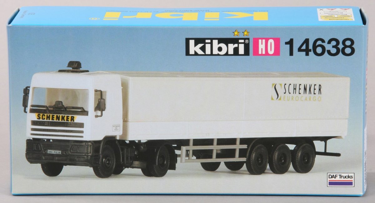 Camion DAF Schenker Kibri 14638 – échelle H0 1/87, Miniature De Collection, Vintage