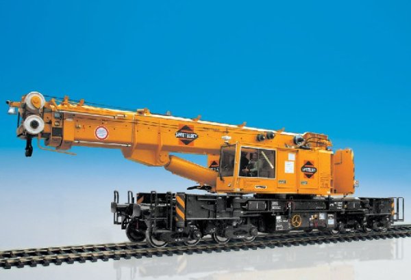Kibri 16000 voie HO Grue télescopique GOTTWALD GS 100.06 T, - Modélisme
