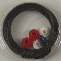 Viessmann 3506 Glühlampen blau T1/2, Ø 1,8 mm, 16 V, 30 mA,2 Kabel, 2 Stück