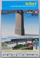 Kibri 9751 H0 Gemauerter Viadukt-Mittelpfeiler mit...