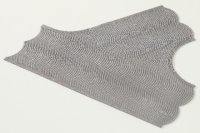 Vollmer 48242 H0 Straßenplatte Kopfsteinpflaster aus Steinkunst, 60°-Einmündung, L 22 x B 19,5 cm