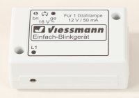 Viessmann 5026 H0 Einfach-Blinkelektronik mit gelber Glühlampe