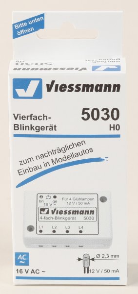 Viessmann 5030 H0 Vierfach-Blinkelektronik