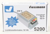 Viessmann 5200 Lichttransformator 16 V, 52 VA
