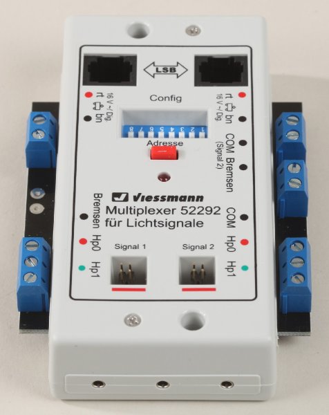 Viessmann 52292 Doppel-Multiplexer für 2 Lichtsignale mitMultiplex-Technologie