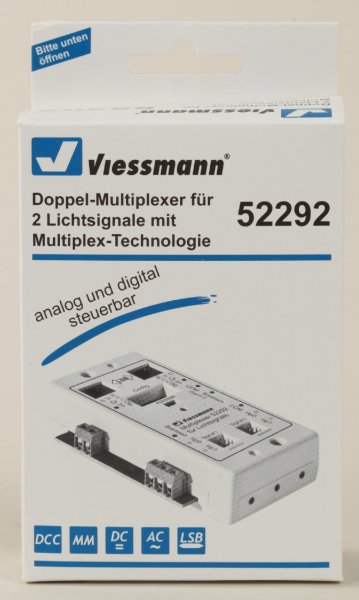 2 Signalbrücken Viessmann high quality HO mit 2 Doppel-Multiplexer 52292