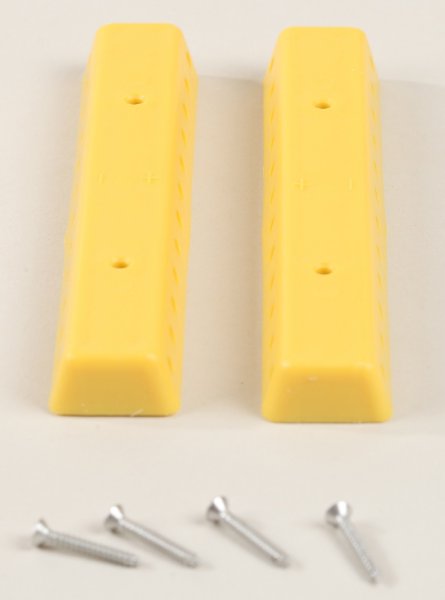 Viessmann 6842 Verteilerleiste gelb mit Schrauben, 2 Stück
