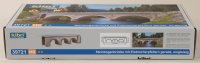 Kibri 39721 H0 Steinbogenbrücke mit Eisbrecherpfeilern gerade, eingleisig