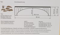 Vollmer 42549 H0 Mauersteinbrücke, gerade