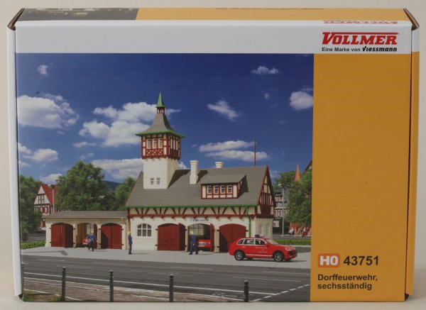Vollmer 43751 H0 Dorffeuerwehr, sechsständig